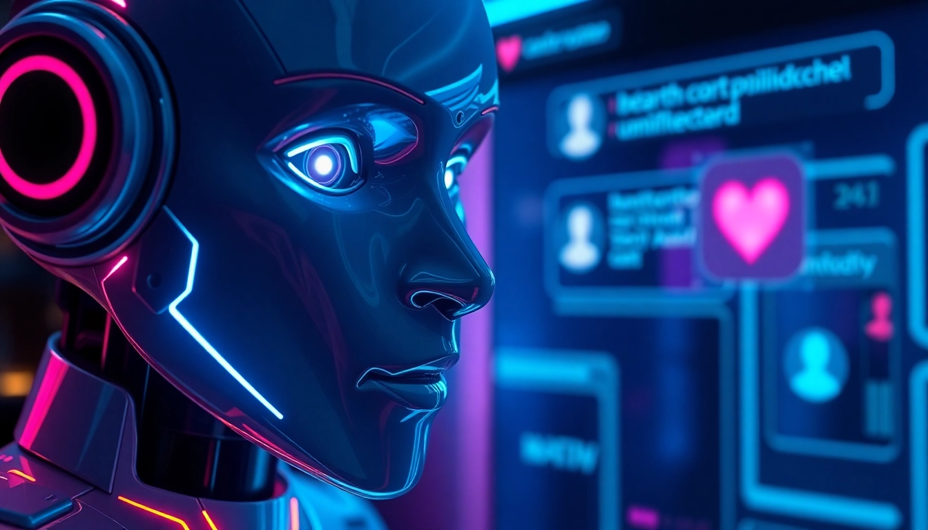 Illustration of an NSFW AI chat interface showcasing unfiltered conversations, emphasizing digital privacy and modern design for nsfw ai chat guides.