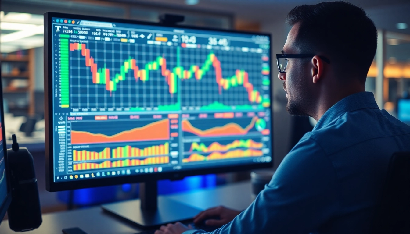 Trading view platform showcasing detailed financial charts and analysis for traders and investors
