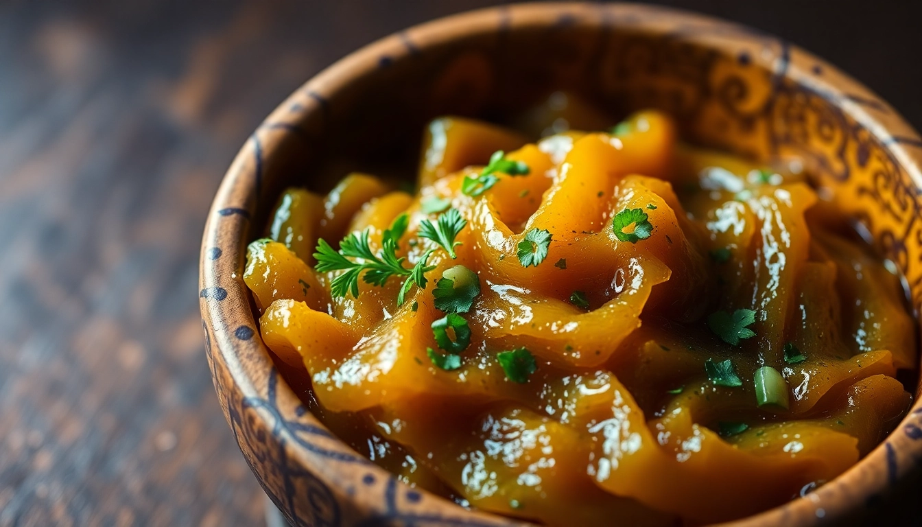 Vibrant image showcasing rich sauteed onion paste in a bowl, highlighting freshness and